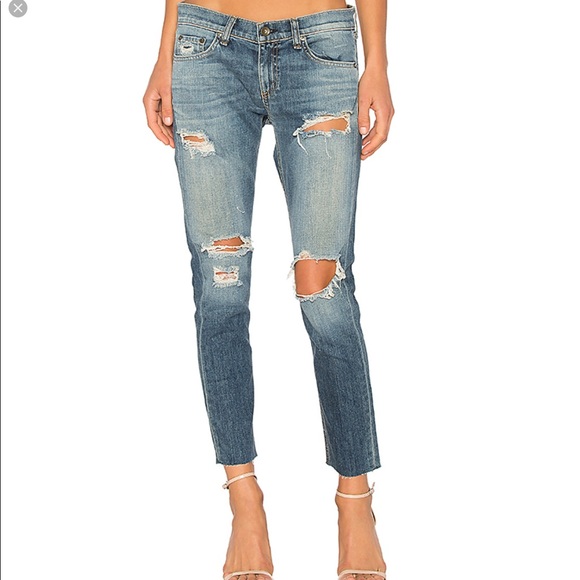 rag & bone Denim - RAG & BONE || new distressed denim Dre Capri $250